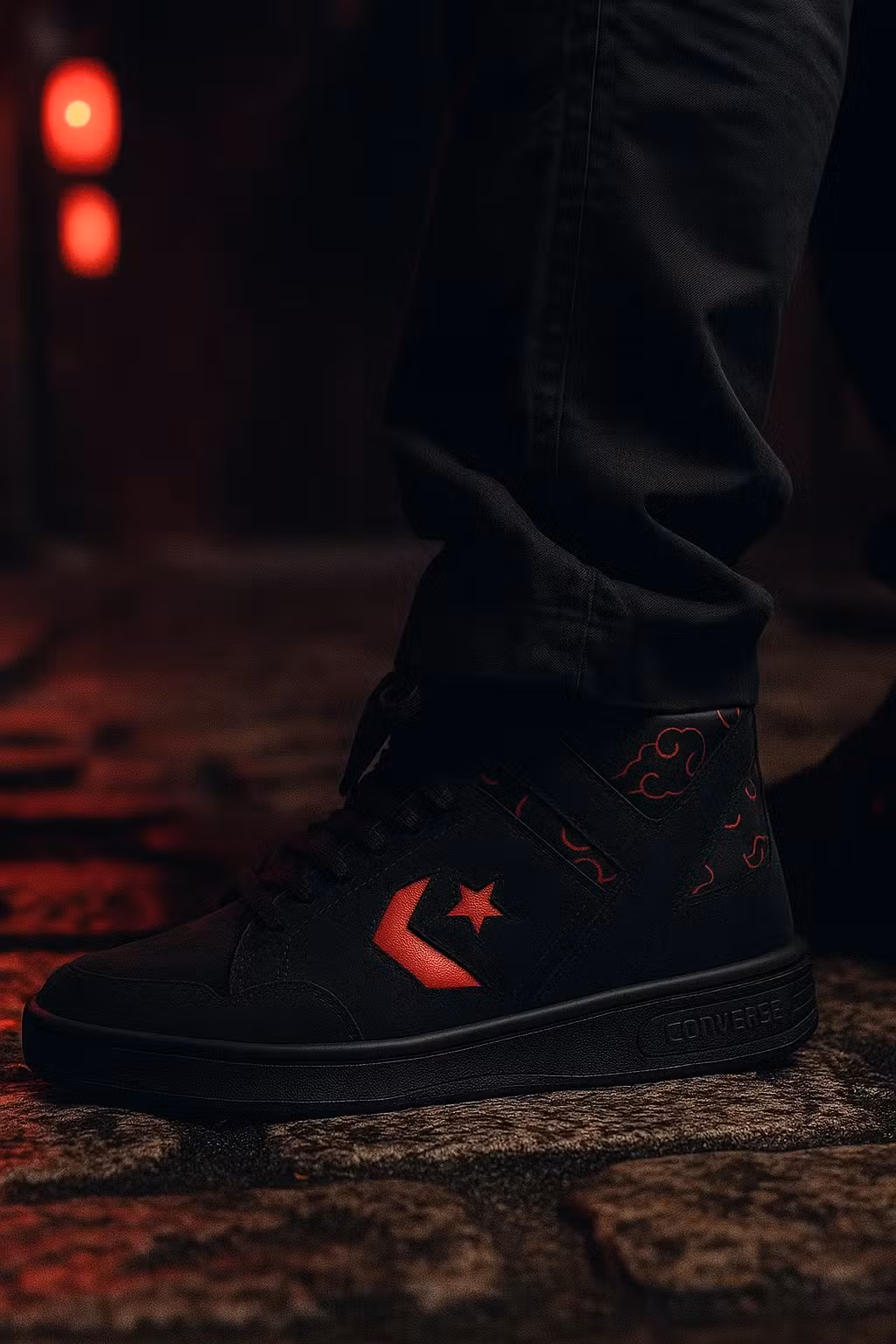 Naruto Shippuden x Converse Weapon Mid 'Itachi' A14835C Naruto Shippuden x Converse Weapon Mid 'Itachi' A14835C